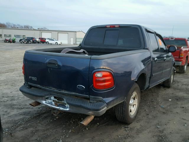 1FTRW07652KD05694 - 2002 FORD F150 SUPER BLUE photo 4