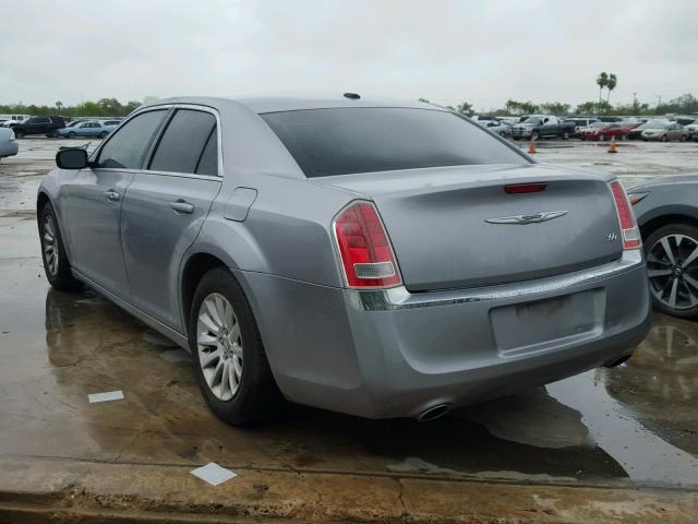 2C3CCAAG9EH181290 - 2014 CHRYSLER 300 SILVER photo 3