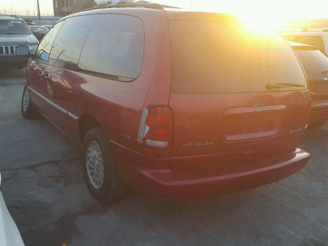 1C4GT54L2WB638366 - 1998 CHRYSLER TOWN & COU RED photo 3