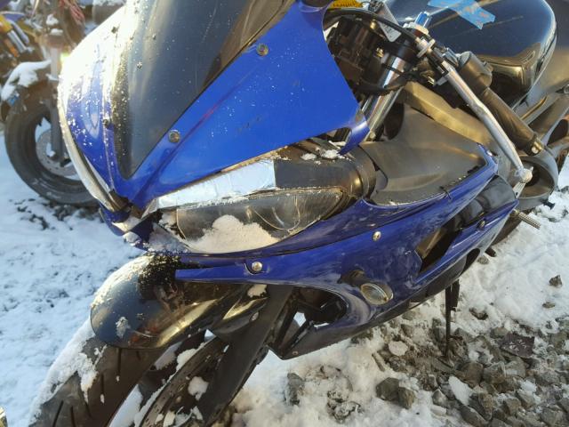 JYARJ06E36A031846 - 2006 YAMAHA YZFR6 L BLUE photo 9