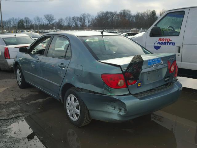 1NXBR32E85Z393671 - 2005 TOYOTA COROLLA CE GREEN photo 3