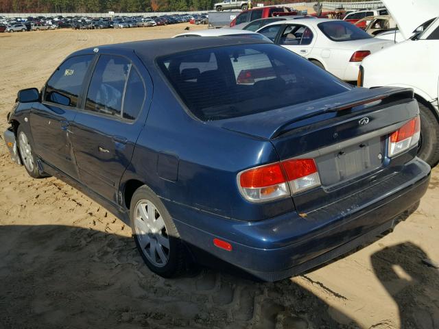 JNKCP11A22T512526 - 2002 INFINITI G20 BLUE photo 3