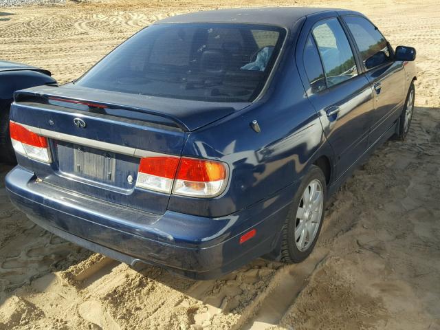 JNKCP11A22T512526 - 2002 INFINITI G20 BLUE photo 4