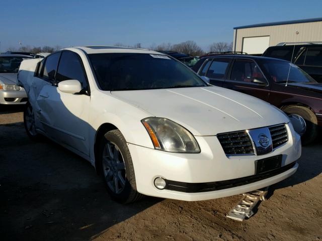 1N4BA41E64C858963 - 2004 NISSAN MAXIMA SE WHITE photo 1