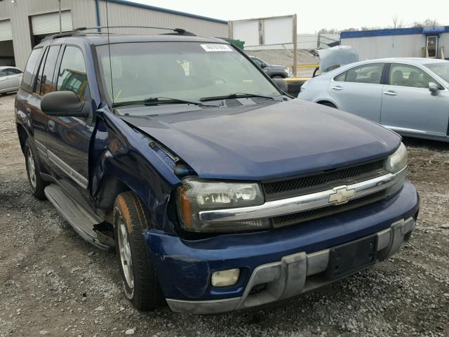 1GNDT13S122300267 - 2002 CHEVROLET TRAILBLAZE BLUE photo 1