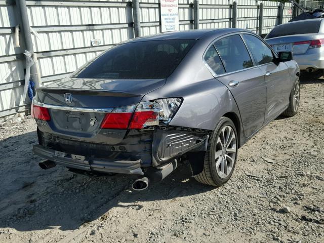 1HGCR2F54DA275115 - 2013 HONDA ACCORD SPO GRAY photo 4