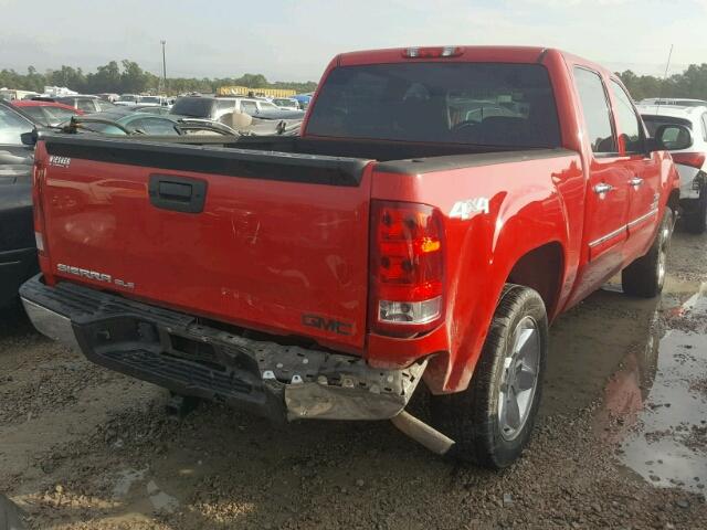 3GTP2VE71DG324376 - 2013 GMC SIERRA K15 RED photo 4