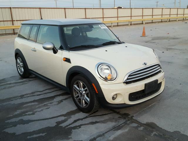 WMWZF3C59BTY00857 - 2011 MINI COOPER CLU WHITE photo 1