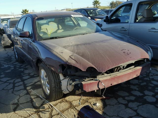 2G4WC582961295824 - 2006 BUICK LACROSSE C BURGUNDY photo 1