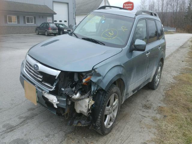 JF2SH63639H783920 - 2009 SUBARU FORESTER 2 GREEN photo 2