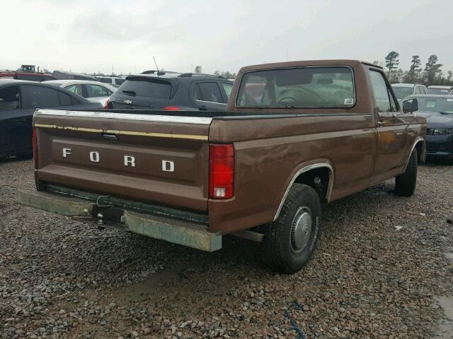 F10FCJG4754 - 1980 FORD F-100 BROWN photo 4