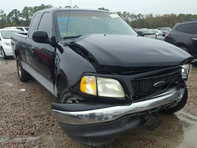 1FTRX17W62KA55952 - 2002 FORD F150 BLACK photo 1