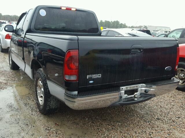 1FTRX17W62KA55952 - 2002 FORD F150 BLACK photo 3