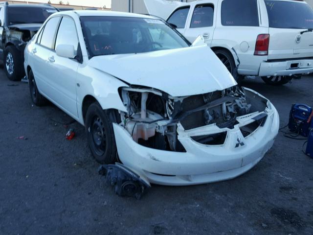 JA3AJ26E25U016442 - 2005 MITSUBISHI LANCER ES WHITE photo 1