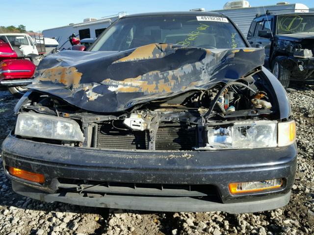 1HGCD5642RA128550 - 1994 HONDA ACCORD LX BLACK photo 9