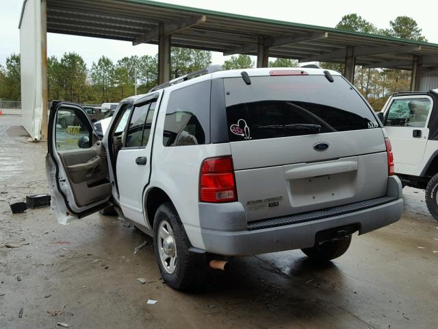 1FMZU62E52UA69281 - 2002 FORD EXPLORER X WHITE photo 3