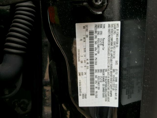 1FADP5BU8DL549109 - 2013 FORD C-MAX SEL BLACK photo 10