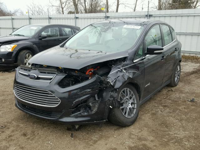 1FADP5BU8DL549109 - 2013 FORD C-MAX SEL BLACK photo 2