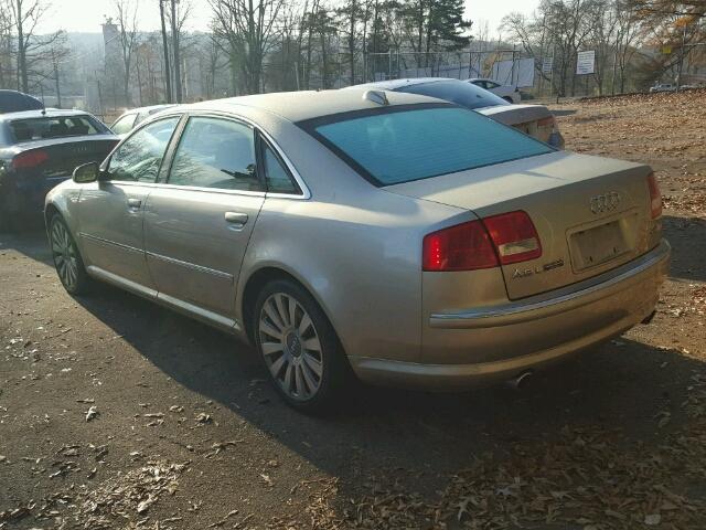 WAUML44E54N016433 - 2004 AUDI A8 L QUATT TAN photo 3