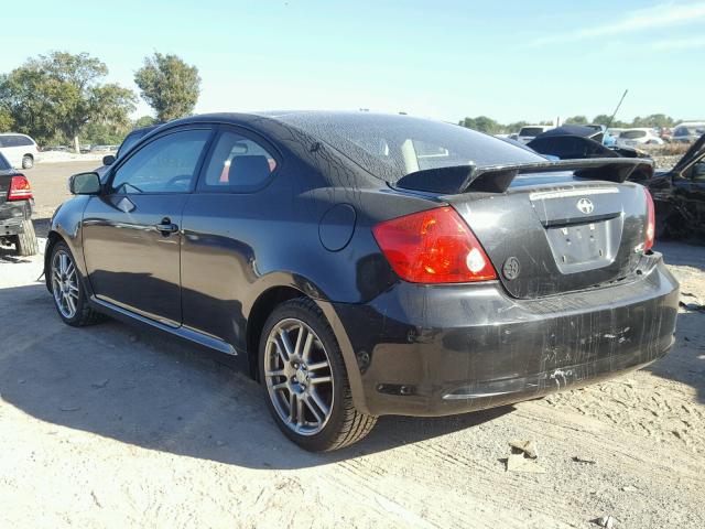 JTKDE177370161571 - 2007 TOYOTA SCION TC შავი ფოტო 3