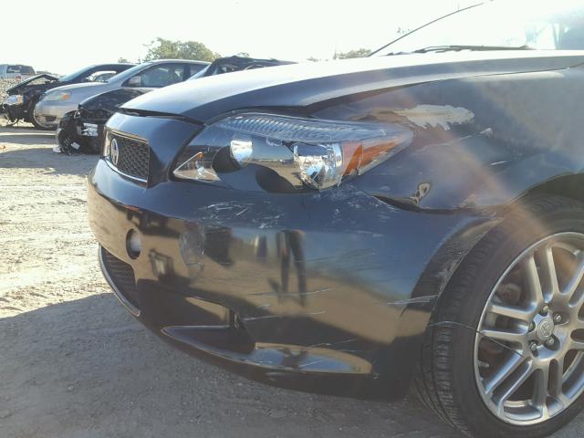 JTKDE177370161571 - 2007 TOYOTA SCION TC შავი ფოტო 9