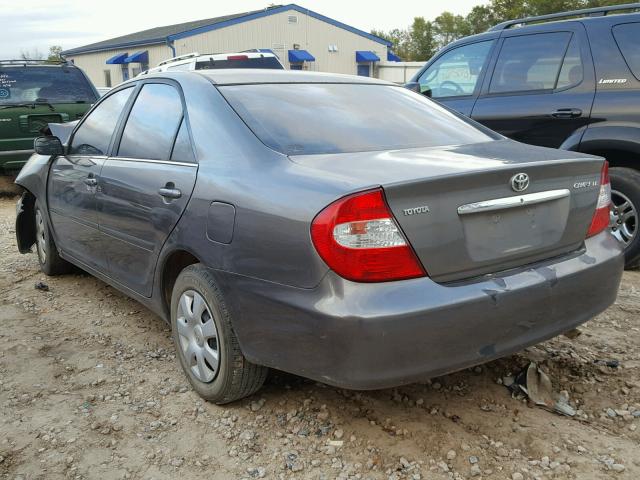 4T1BE32K44U927667 - 2004 TOYOTA CAMRY LE ნაცრისფერი ფოტო 3