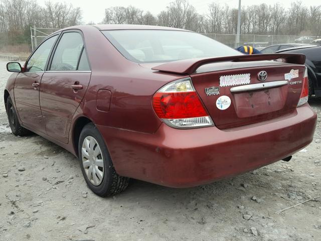 4T1BE30K95U047553 - 2005 TOYOTA CAMRY LE 红色 照片 3