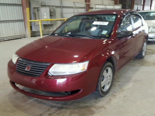 1G8AJ58FX7Z148390 - 2007 SATURN ION LEVEL MAROON photo 2