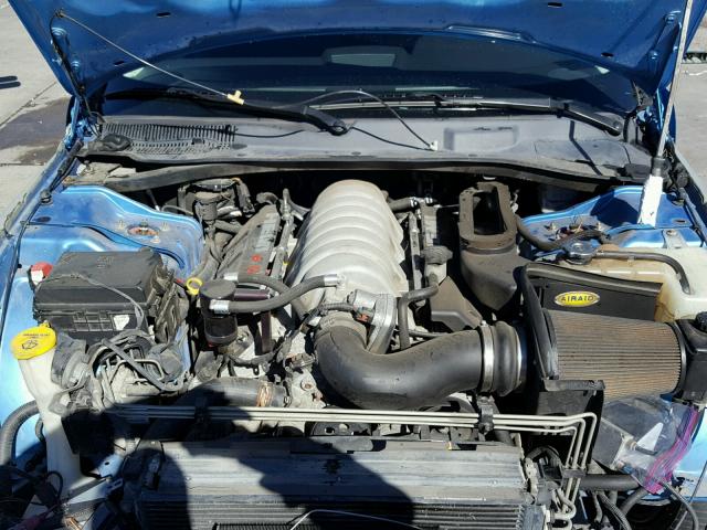 2B3KA73W58H171396 - 2008 DODGE CHARGER SR BLUE photo 7