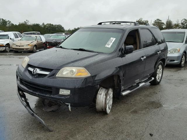 2HNYD18744H500611 - 2004 ACURA MDX TOURIN BLACK photo 2