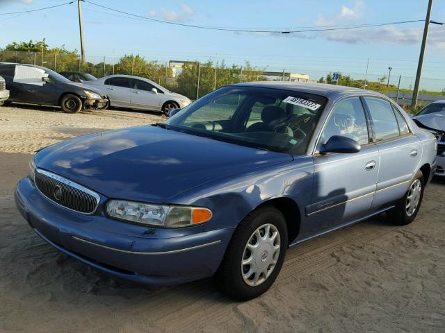 2G4WS52J4Y1112836 - 2000 BUICK CENTURY CU BLUE photo 2