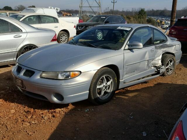 1G2WP12K6XF259551 - 1999 PONTIAC GRAND PRIX SILVER photo 2