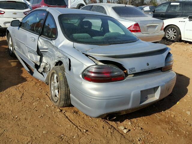 1G2WP12K6XF259551 - 1999 PONTIAC GRAND PRIX SILVER photo 3