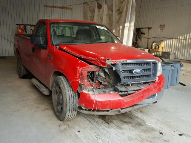 1FTRF12W44NC30985 - 2004 FORD F150 RED photo 1