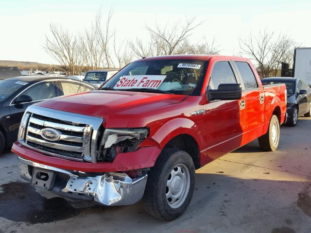 1FTEW1C8XAFB83787 - 2010 FORD F150 SUPER RED photo 2