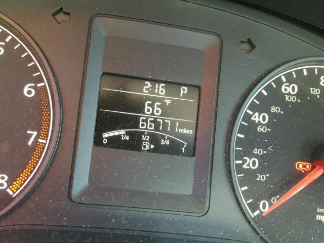 3VWDZ7AJ2BM120273 - 2011 VOLKSWAGEN JETTA SE 银色 照片 8