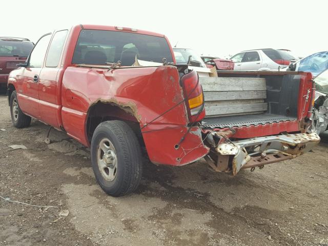 2GCEC19W711261738 - 2001 CHEVROLET SILVERADO RED photo 3