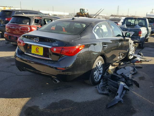 JN1BV7AP4EM679451 - 2014 INFINITI Q50 BASE Negro foto 4