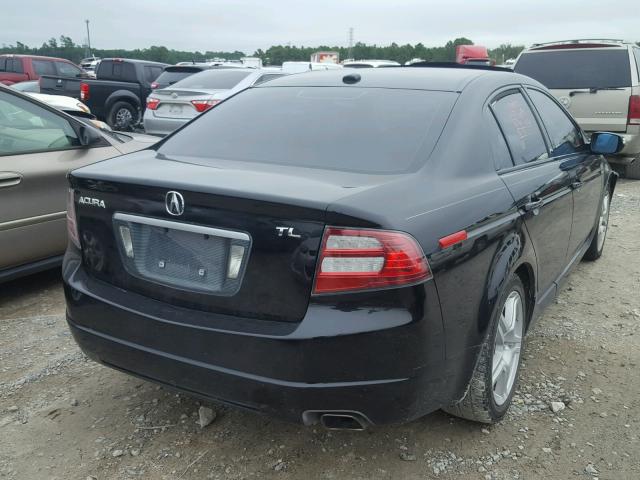 19UUA66247A044261 - 2007 ACURA TL BLACK photo 4