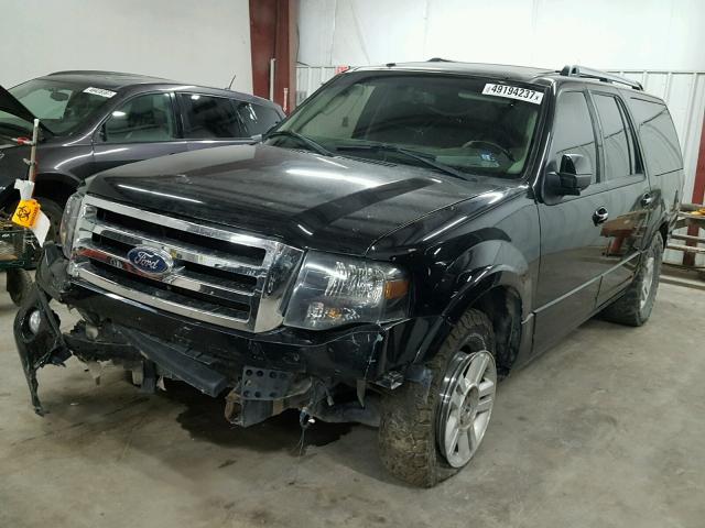 1FMJK1K59CEF12646 - 2012 FORD EXPEDITION BLACK photo 2