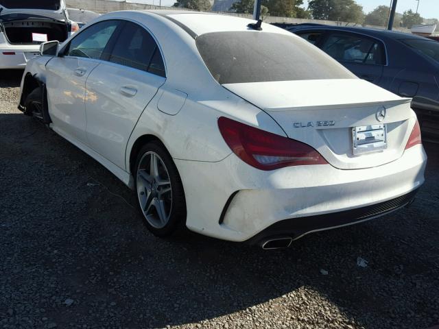 WDDSJ4EB6FN178410 - 2015 MERCEDES-BENZ CLA 250 WHITE photo 3