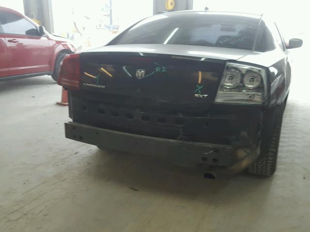 2B3KA33G18H128644 - 2008 DODGE CHARGER SX BLACK photo 9