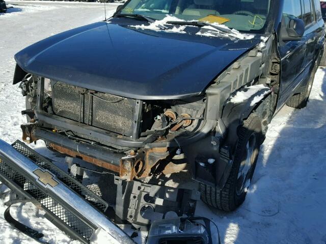 1GNDT13S972254081 - 2007 CHEVROLET TRAILBLAZE GRAY photo 9