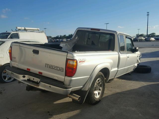 4F4YR16U32TM19624 - 2002 MAZDA B3000 CAB SILVER photo 4