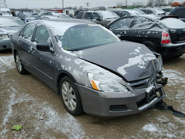 1HGCM66546A003172 - 2006 HONDA ACCORD EX GRAY photo 1