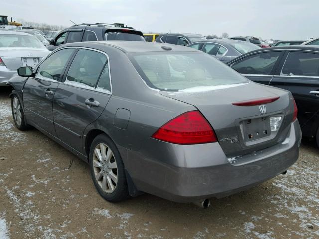 1HGCM66546A003172 - 2006 HONDA ACCORD EX GRAY photo 3