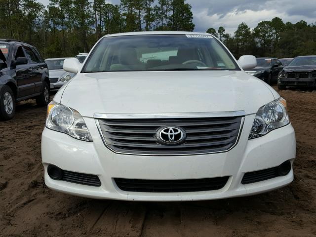 4T1BK3DB5AU359785 - 2010 TOYOTA AVALON XL WHITE photo 9