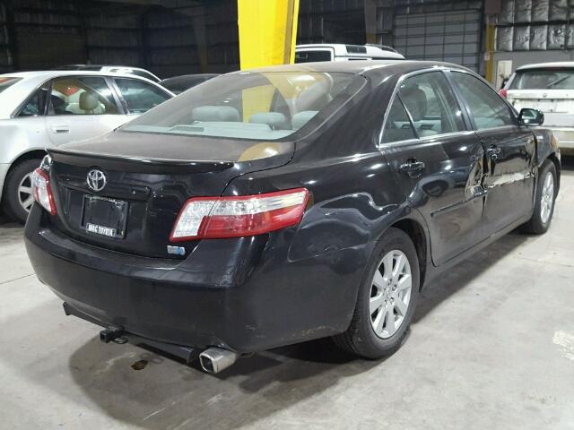 JTNBB46K893050865 - 2009 TOYOTA CAMRY HYBR BLACK photo 4