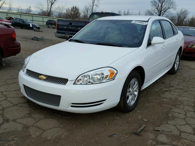 2G1WA5E31D1181927 - 2013 CHEVROLET IMPALA LS WHITE photo 2