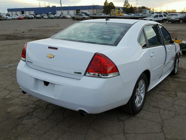 2G1WA5E31D1181927 - 2013 CHEVROLET IMPALA LS WHITE photo 4